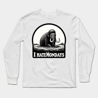 I Hate Mondays Mammoth in Tar Pit Long Sleeve T-Shirt